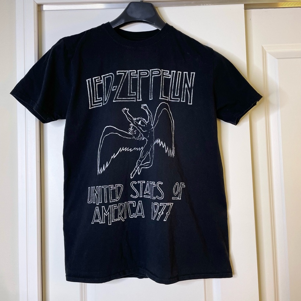 Free People Led Zeppelin black tee in excellent condition